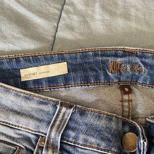 Kut from the Kloth Blue Denim Bermuda Shorts
